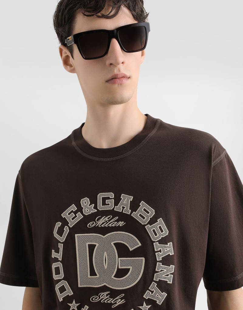 Dolce & Gabbana Cotton t-shirt with embroidery outlook