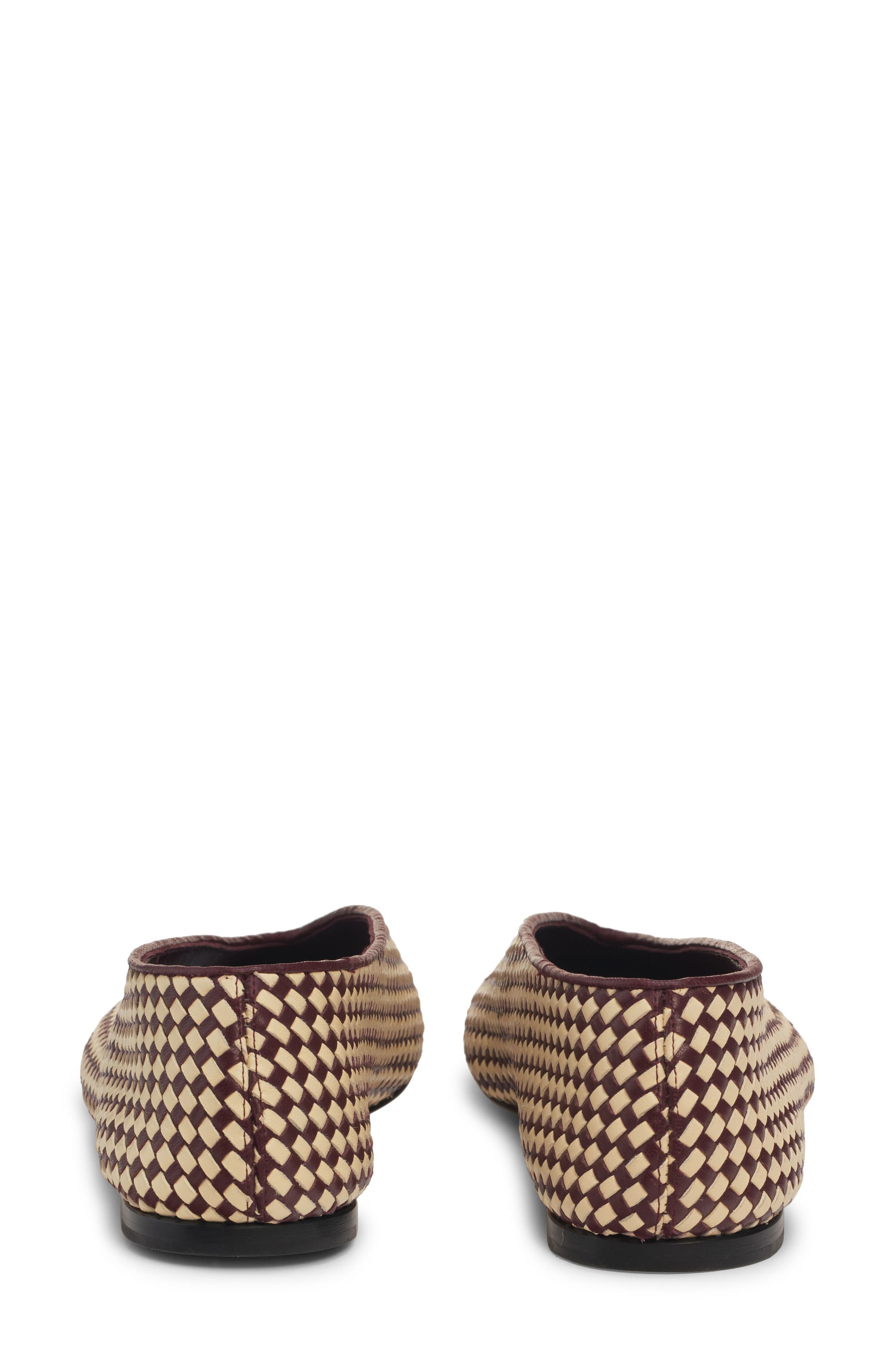 Bottega Veneta Lagoon Intrecciato Ballet Flat in 2291 Barolo-Camomile at Nordstrom - 5