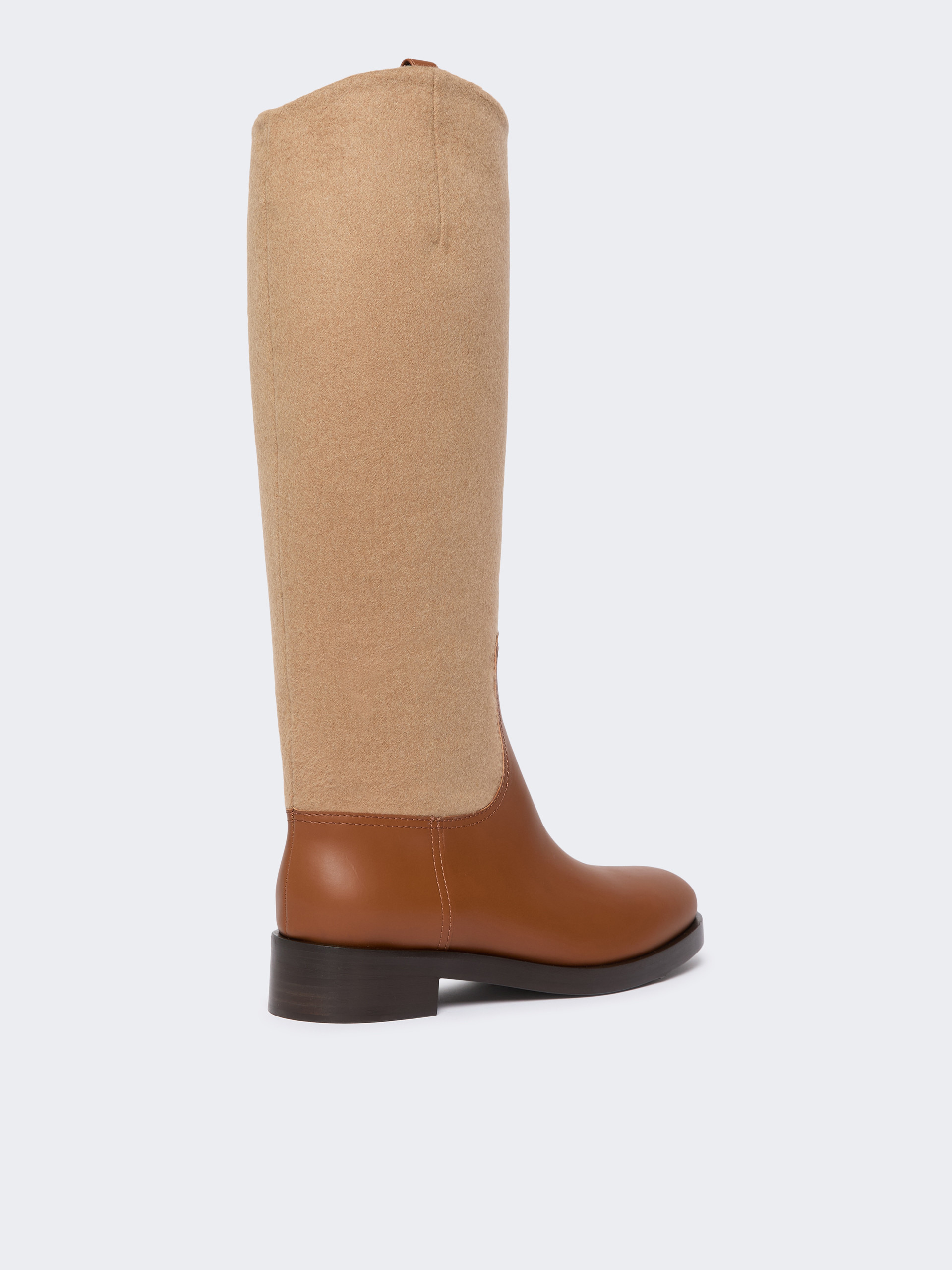 CAVALIEREWK Camel and leather boots - 3