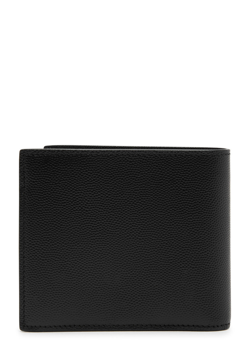 Saint Laurent East/west Pebbled Leather Wallet 4