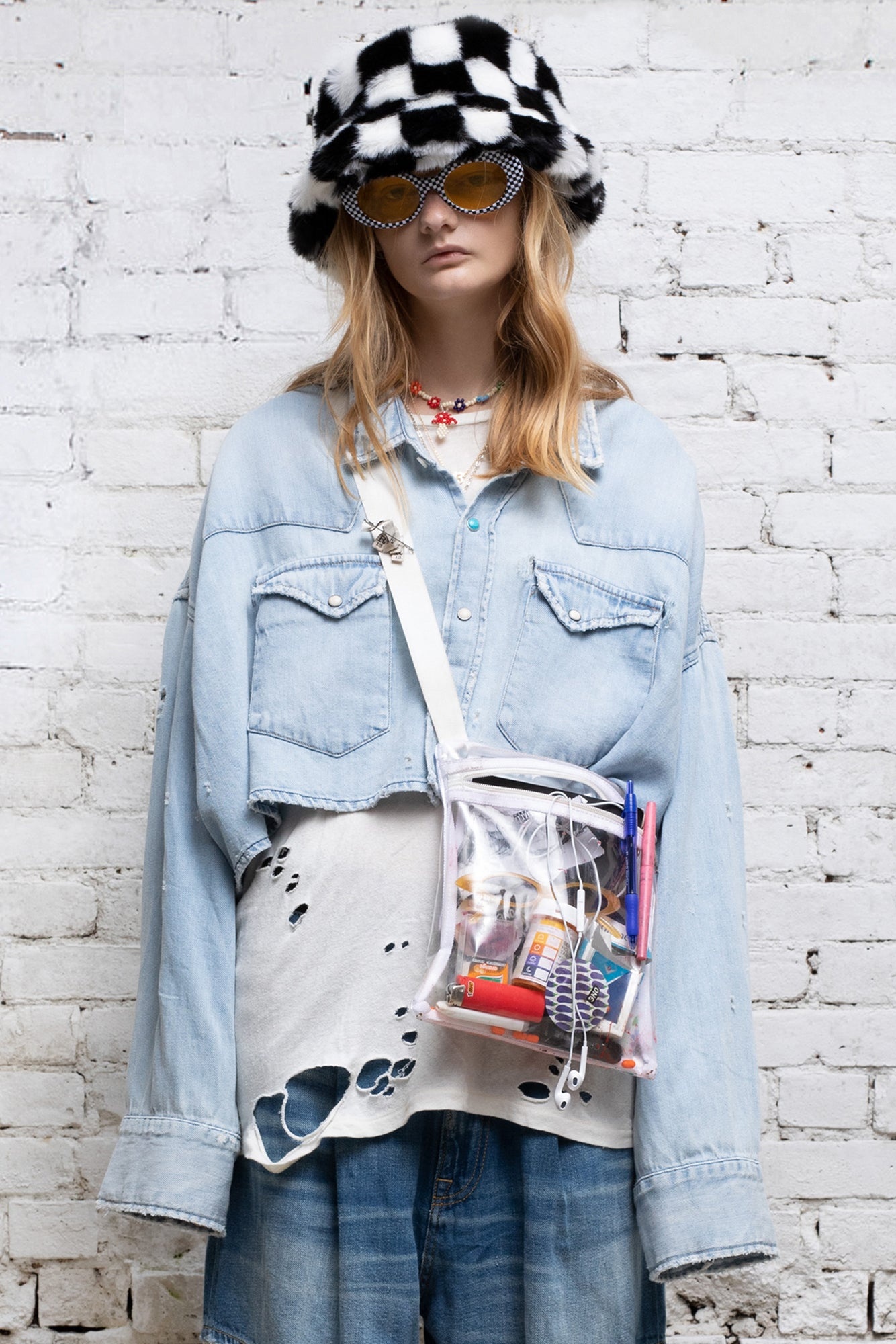 Oversized Cropped Cowboy Shirt - Sullivan | R13 Denim Official Site - 1