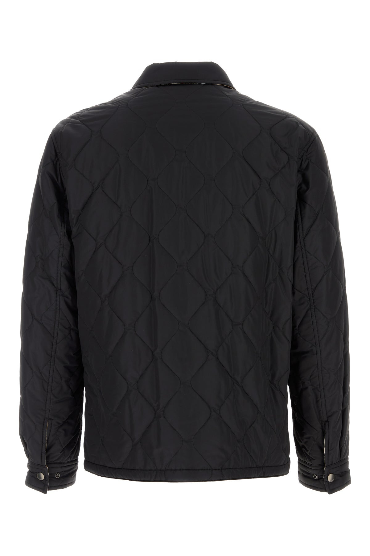 Black nylon reversible jacket - 2
