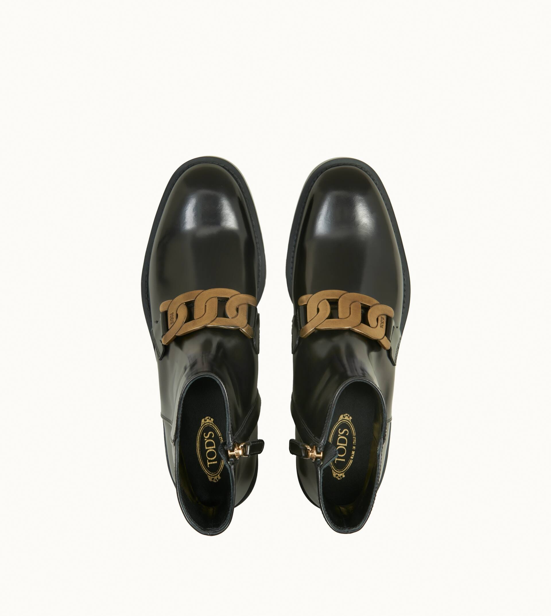 KATE ANKLE BOOTS IN LEATHER - BLACK - 2