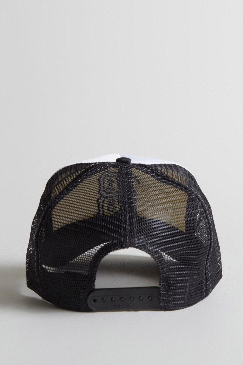 R13 TRUCKER HAT - BLACK AND WHITE 3