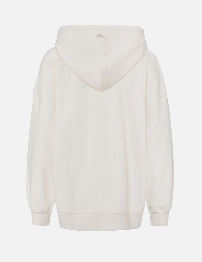 EVISU Kamon and Logo Embroidered Hoodie outlook
