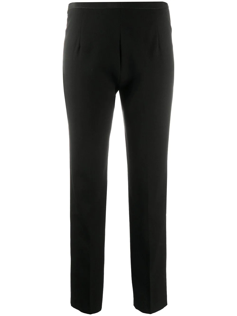 mid-rise slim-fit trousers - 1