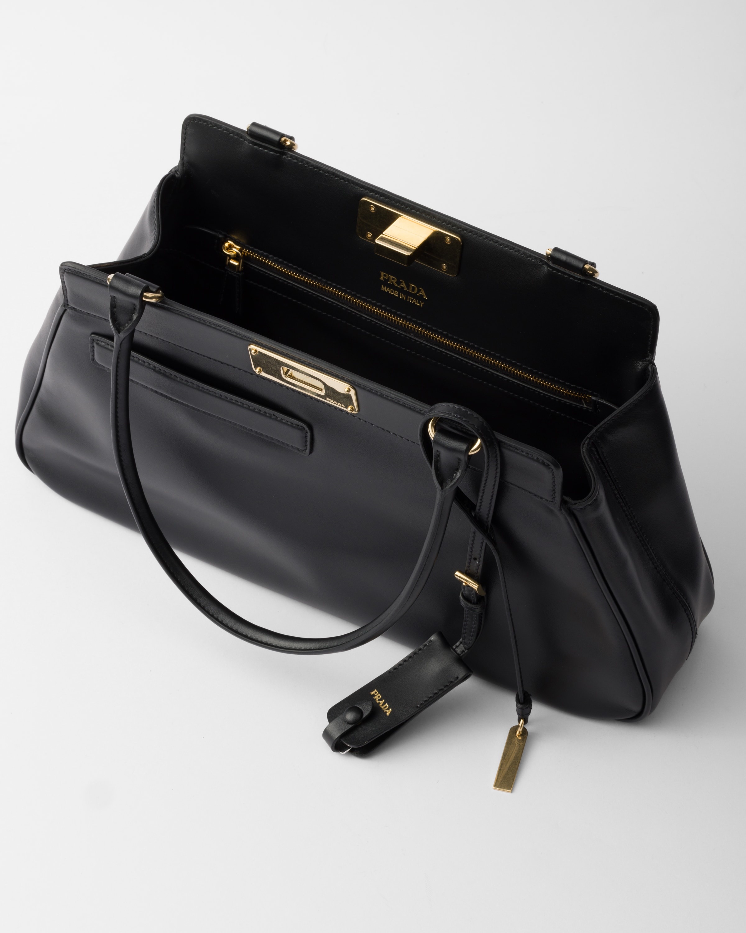 Large leather tote bag - 4