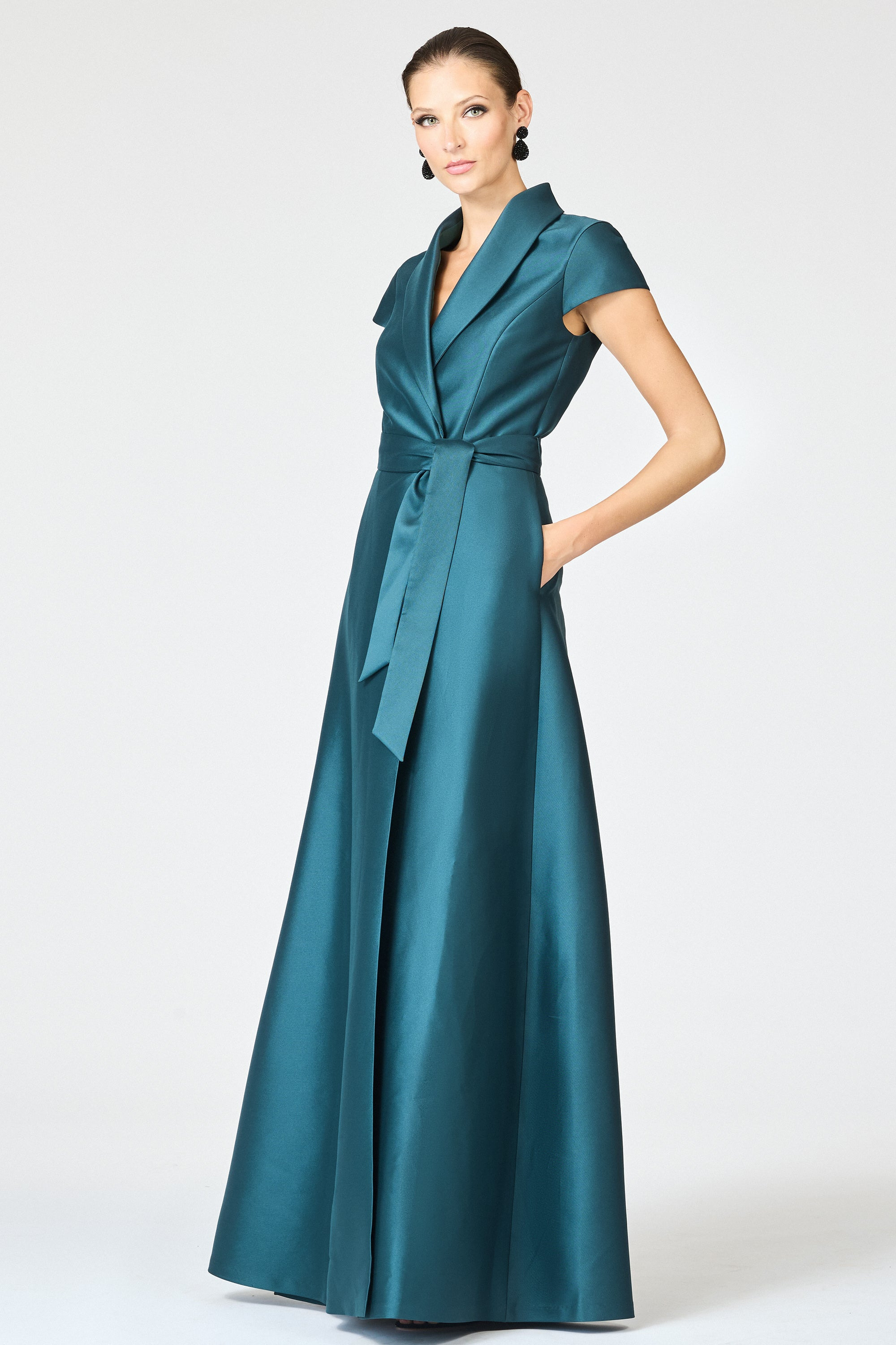 ETIENNE GOWN - FOREST GREEN - 3