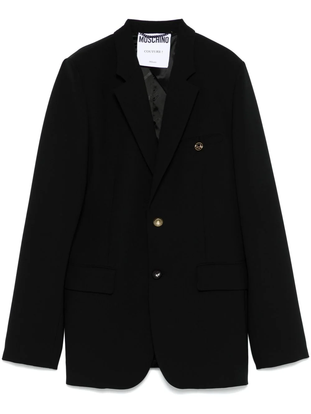 crepe blazer - 1
