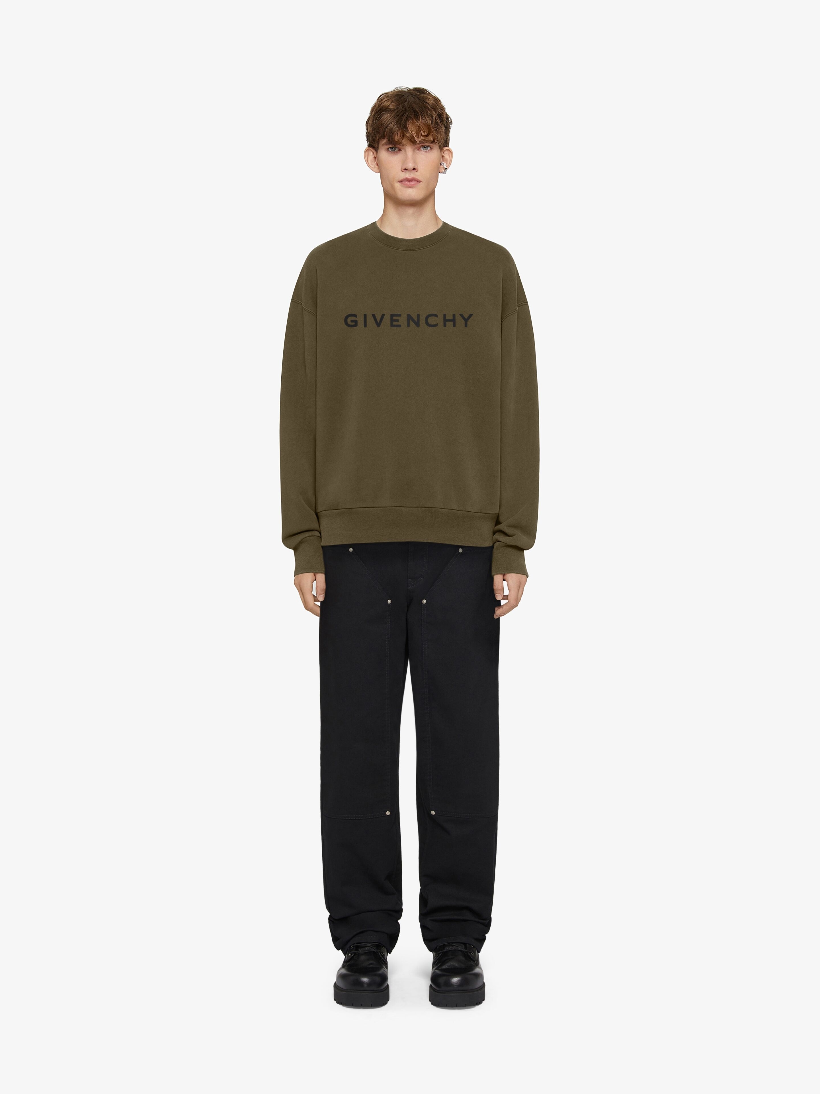 GIVENCHY ARCHETYPE SLIM FIT SWEATSHIRT IN FLEECE - 2
