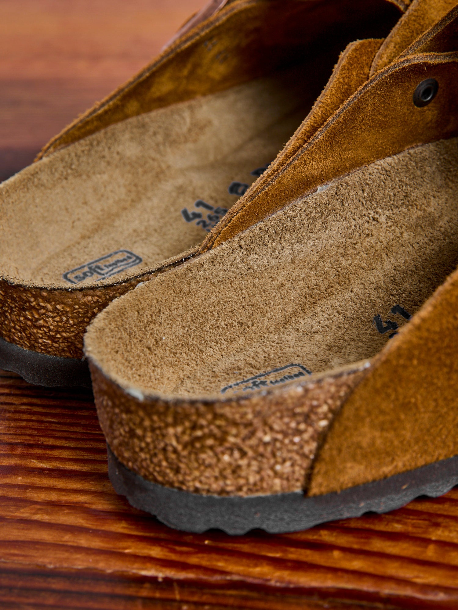 Boston Clog in Suede Mink - 7