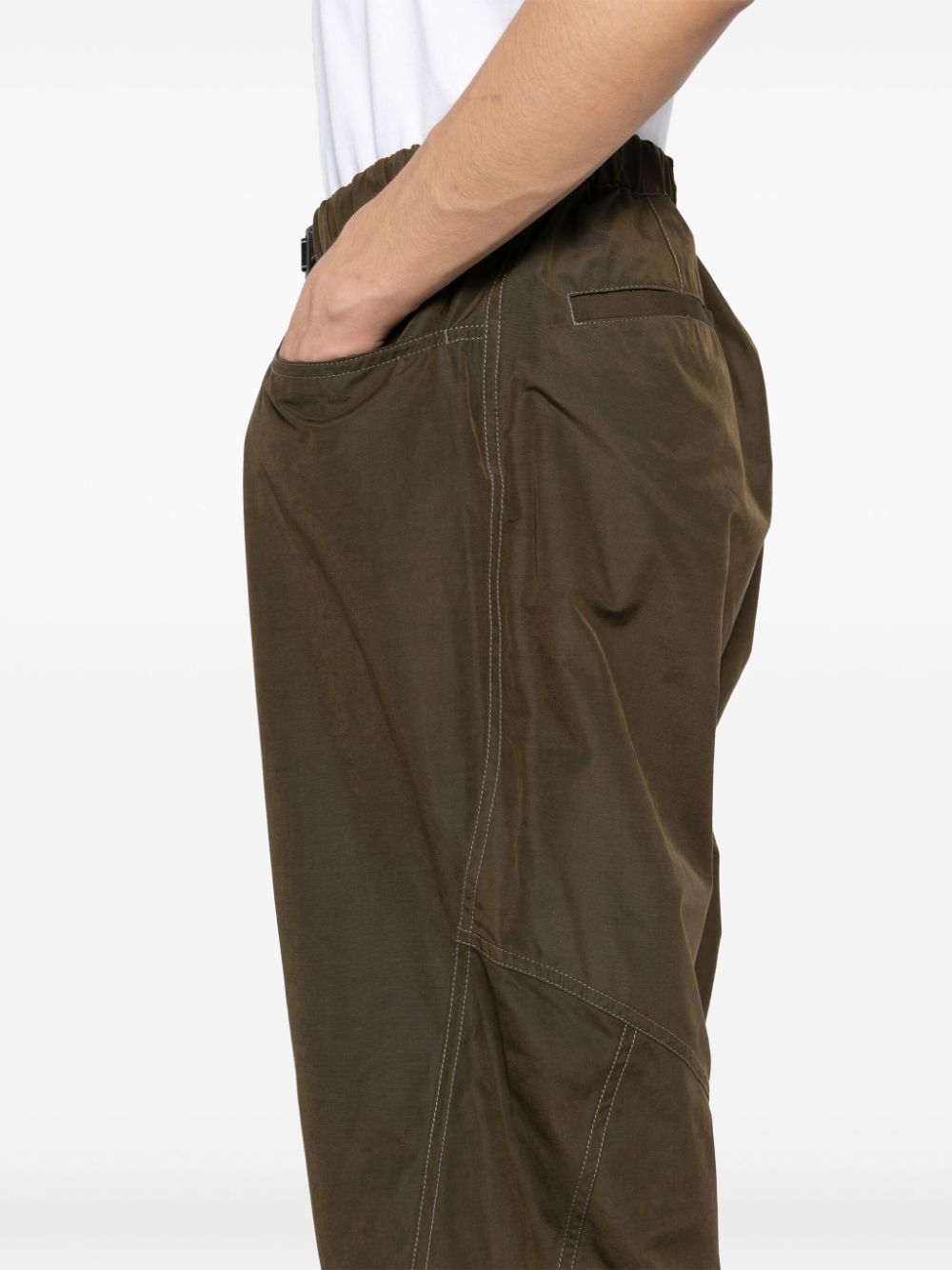 HIGH COUNT CLOTH WIDE PANTS - 5