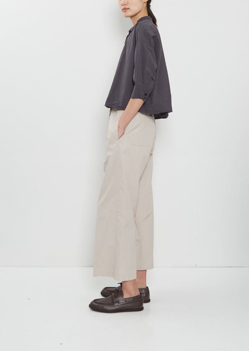 Bergfabel Claudia Cotton Shirt — Grey Check outlook
