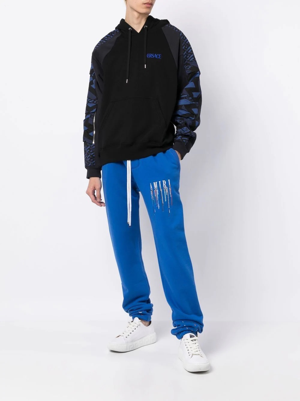 logo-embroidered track pants - 2