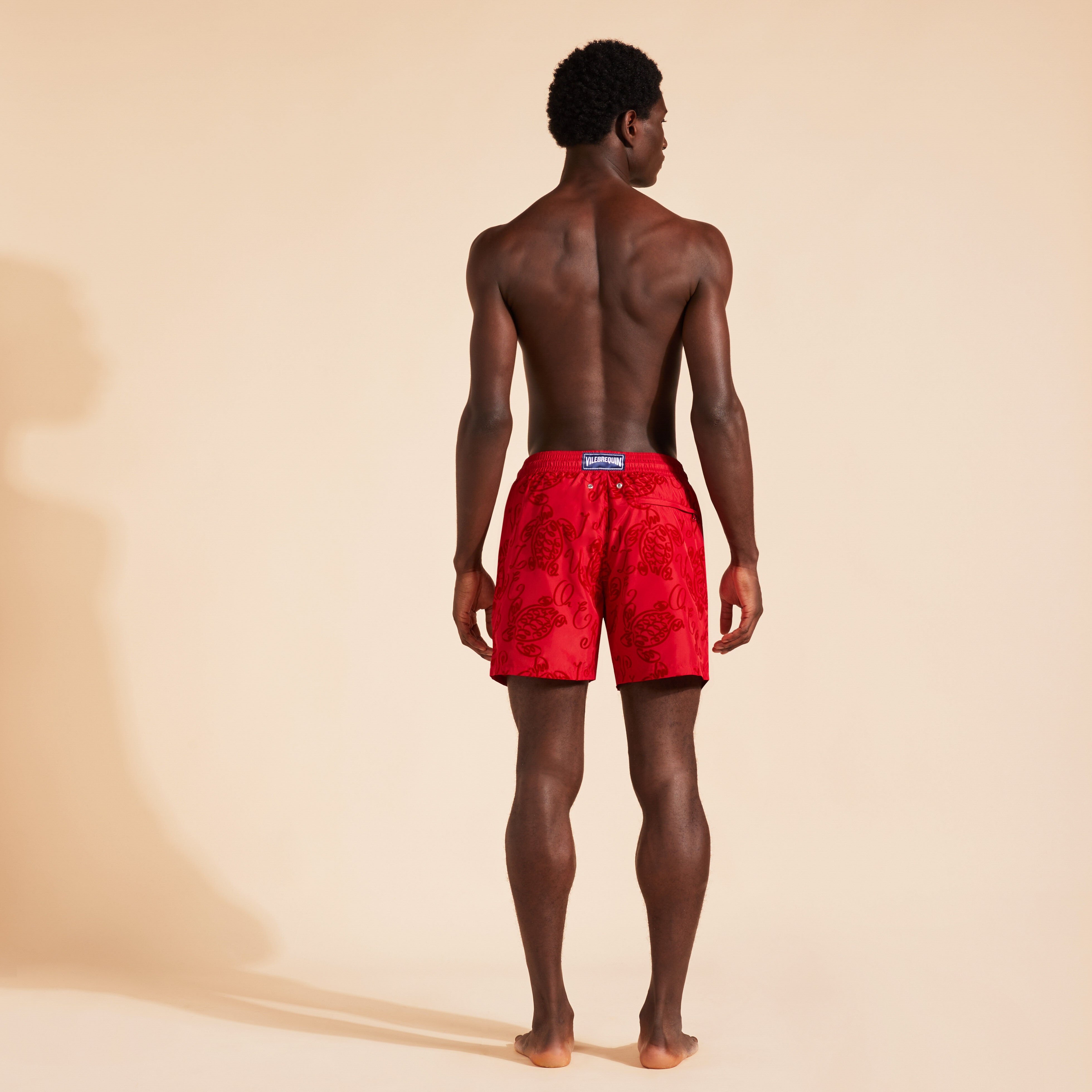 Men Ultra-Light and Packable Swim Trunks Ribbons Turtle - 4