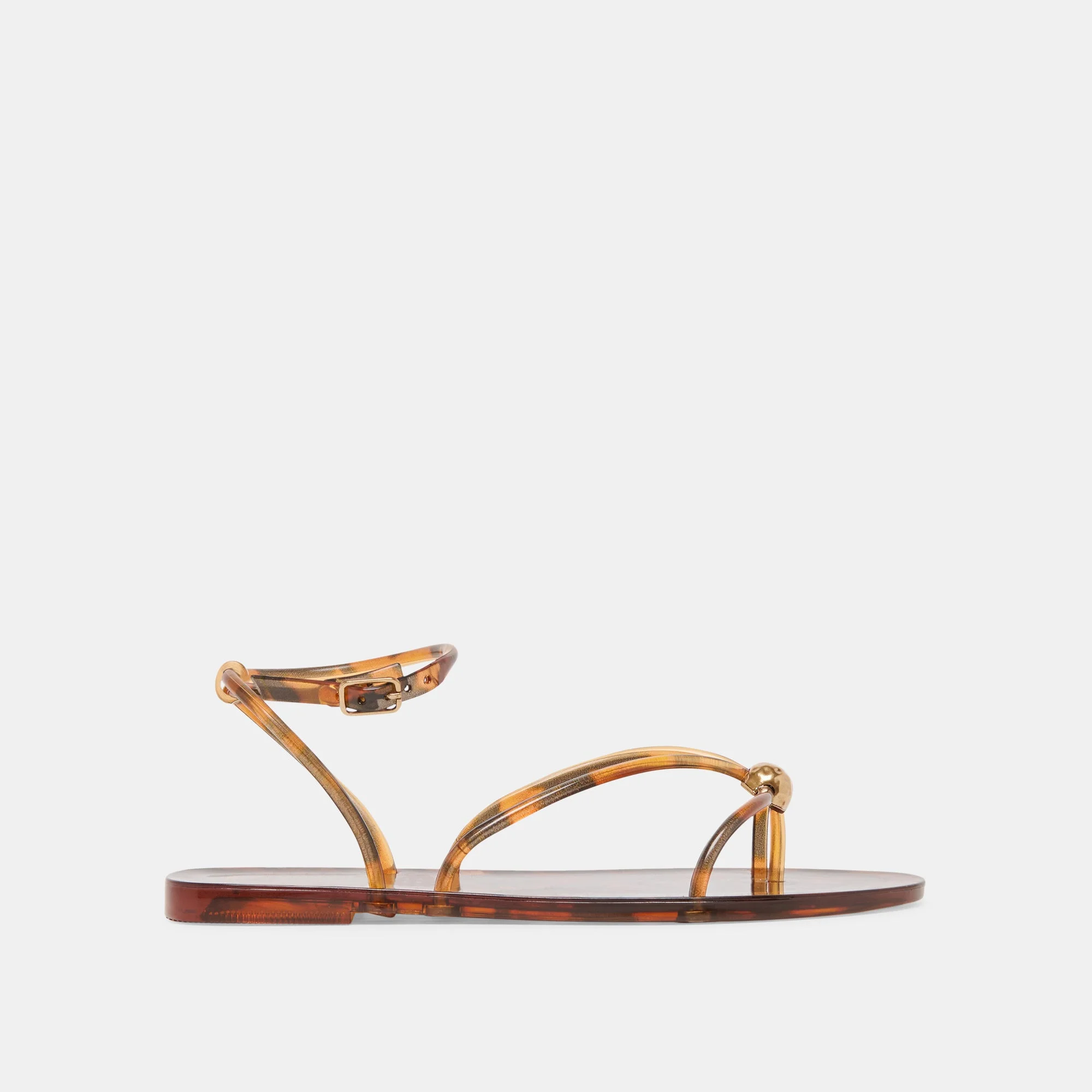 KENLEY VINYL SANDALS TORTOISE JELLY - 1