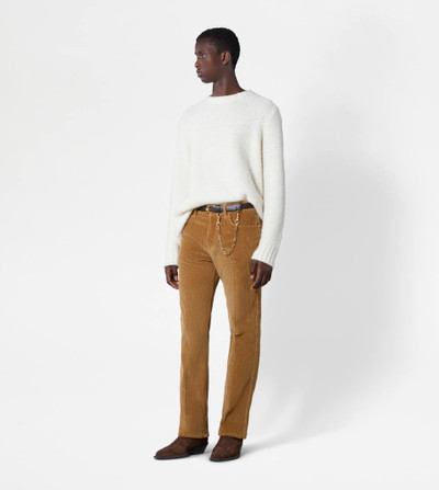 Tod's ROUND NECK JUMPER SILK BLEND - OFF WHITE outlook