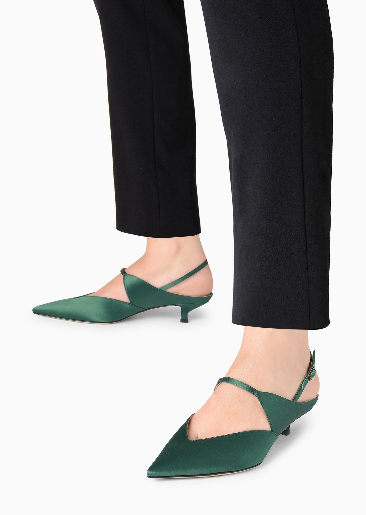Satin slingbacks - 7