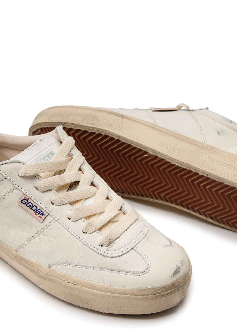 Golden Goose Soul Star Distressed Leather Sneakers - 4