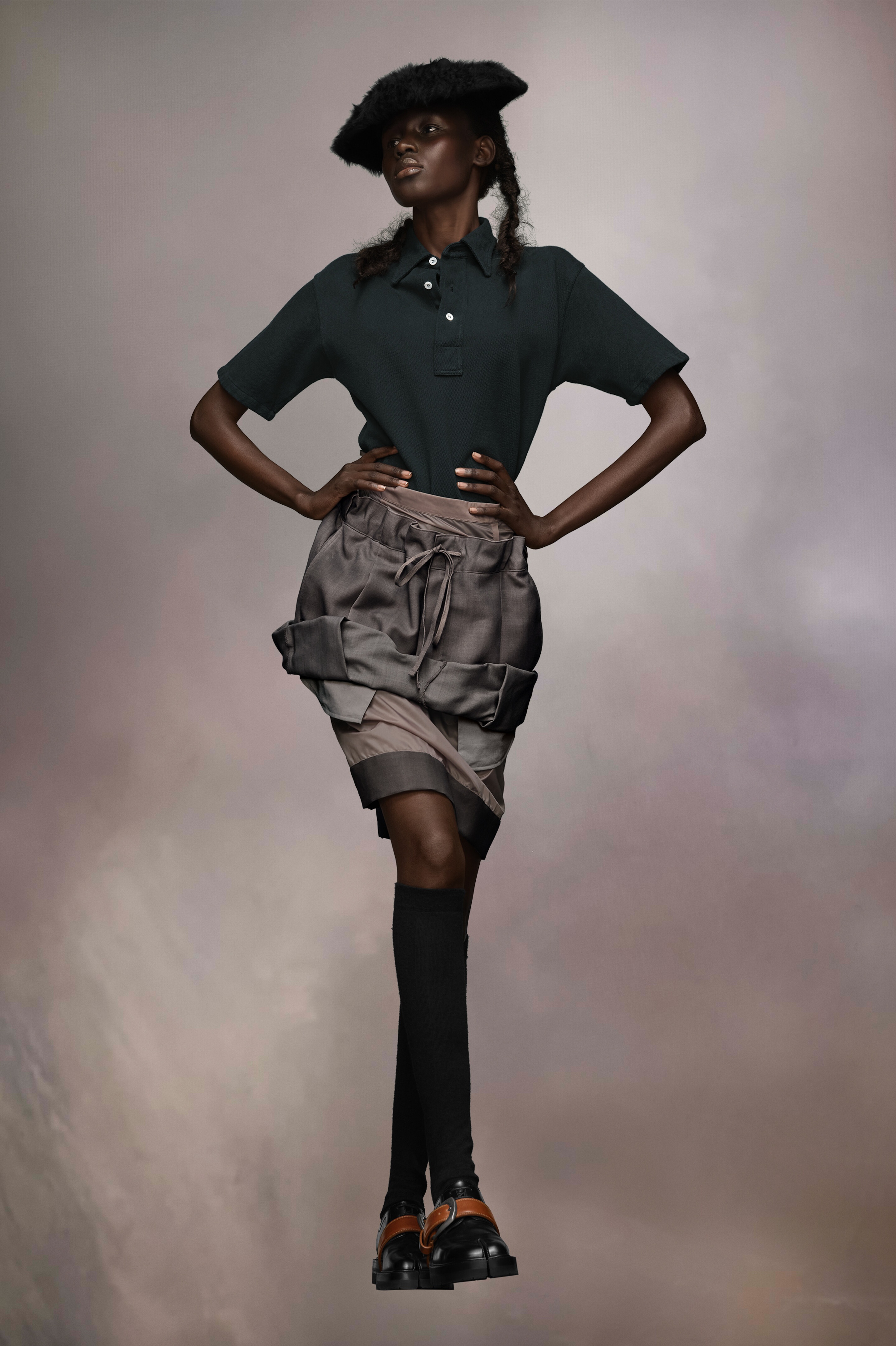 Piqué Cotton Polo Shirt - 1