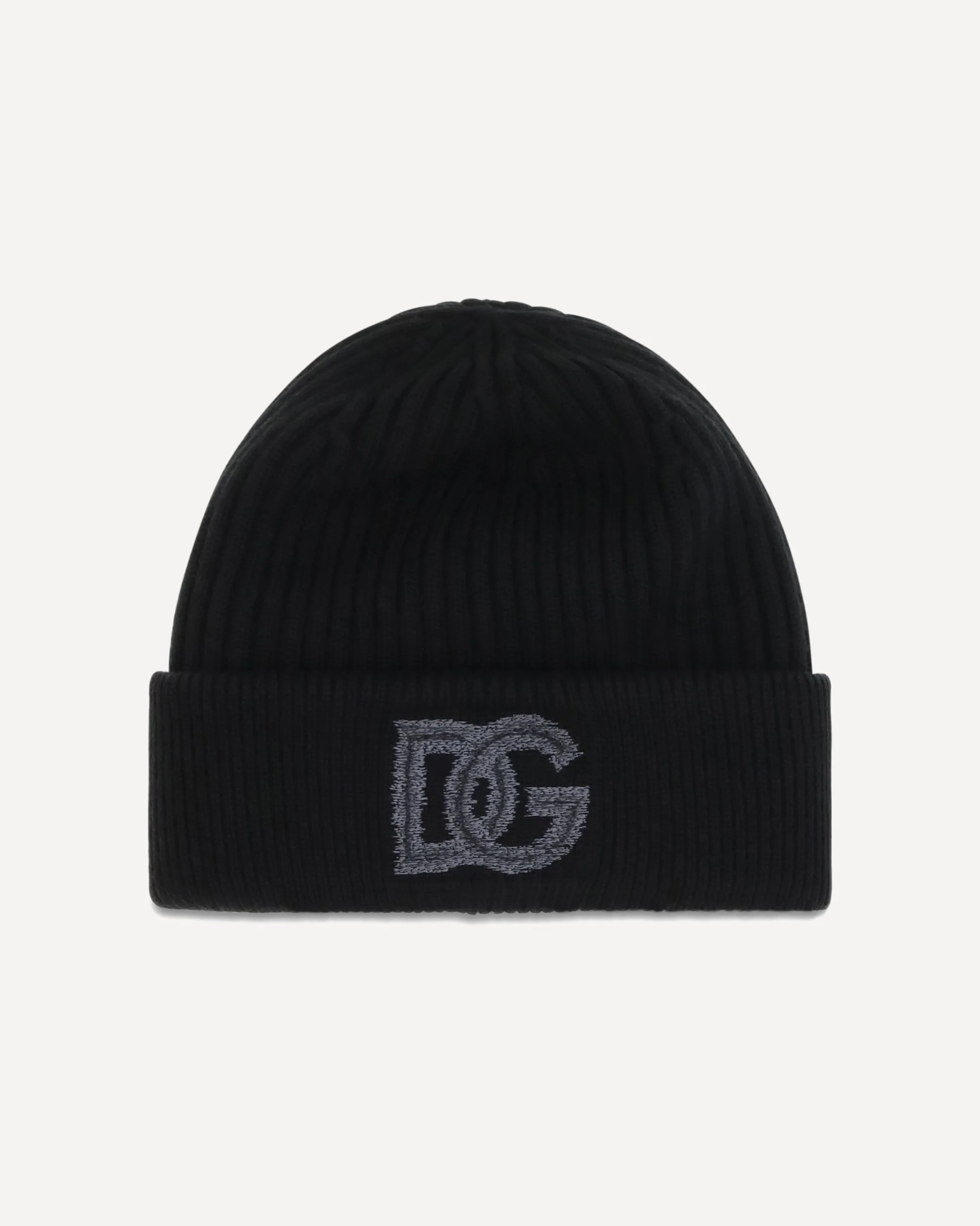Logo English rib knit Beanie - 1