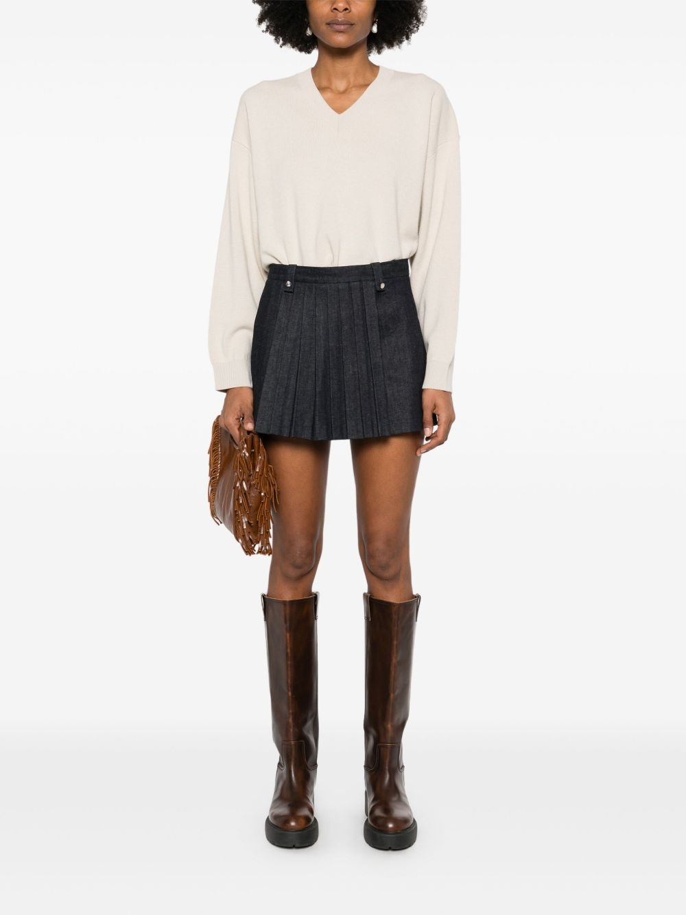 pleated skorts - 2