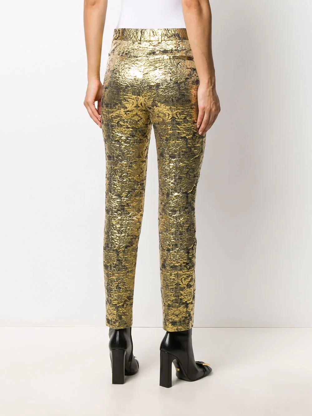 Lucy metallic-effect trousers  - 4