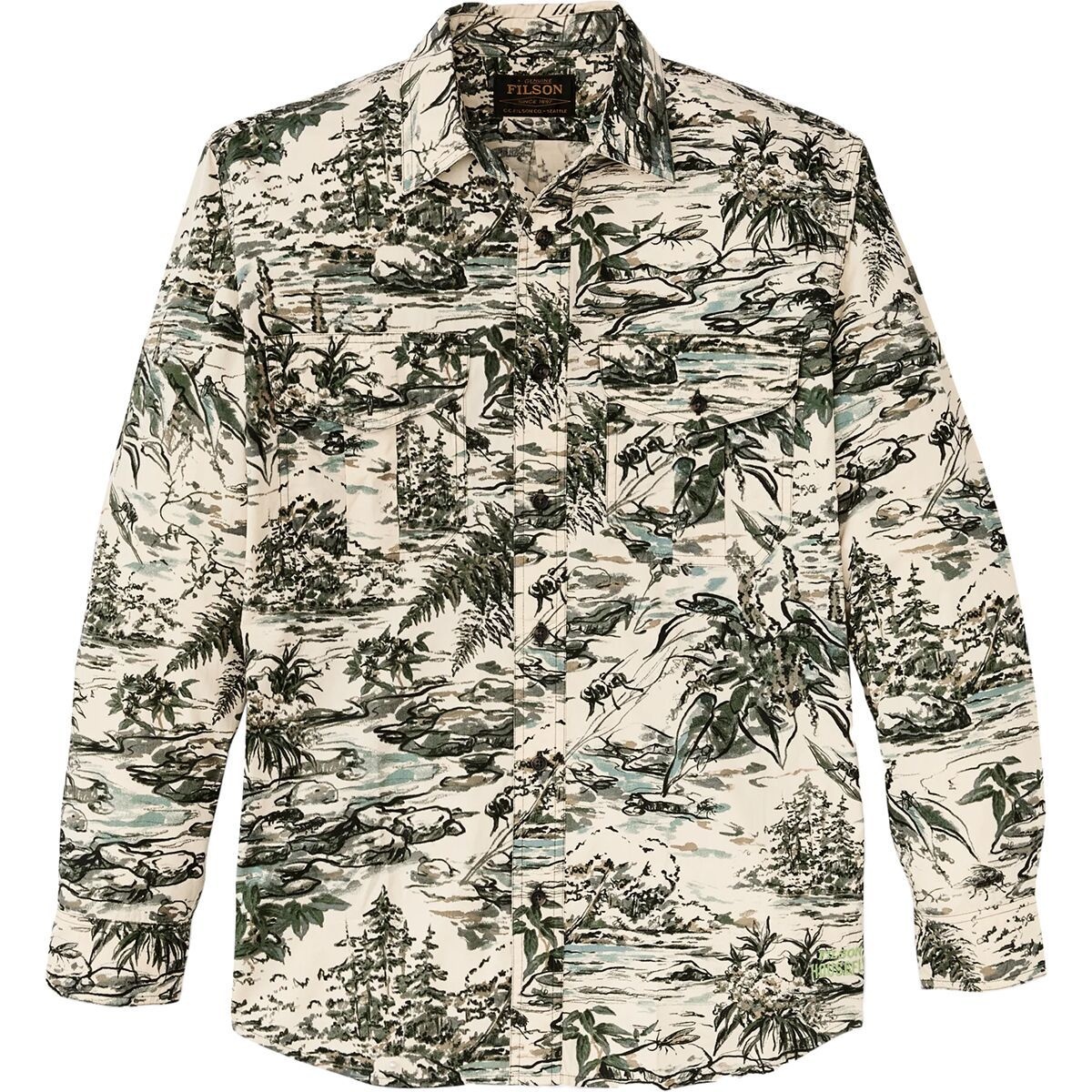 X Housefly Washed Feather Cloth Shirt - Men's - 1
