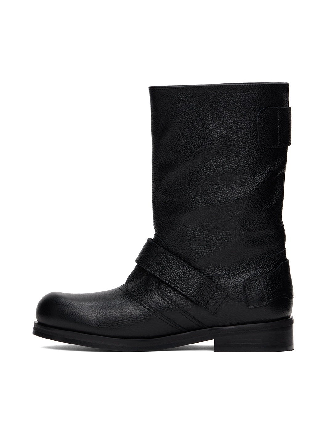 SSENSE Exclusive Black Biker Boots - 3