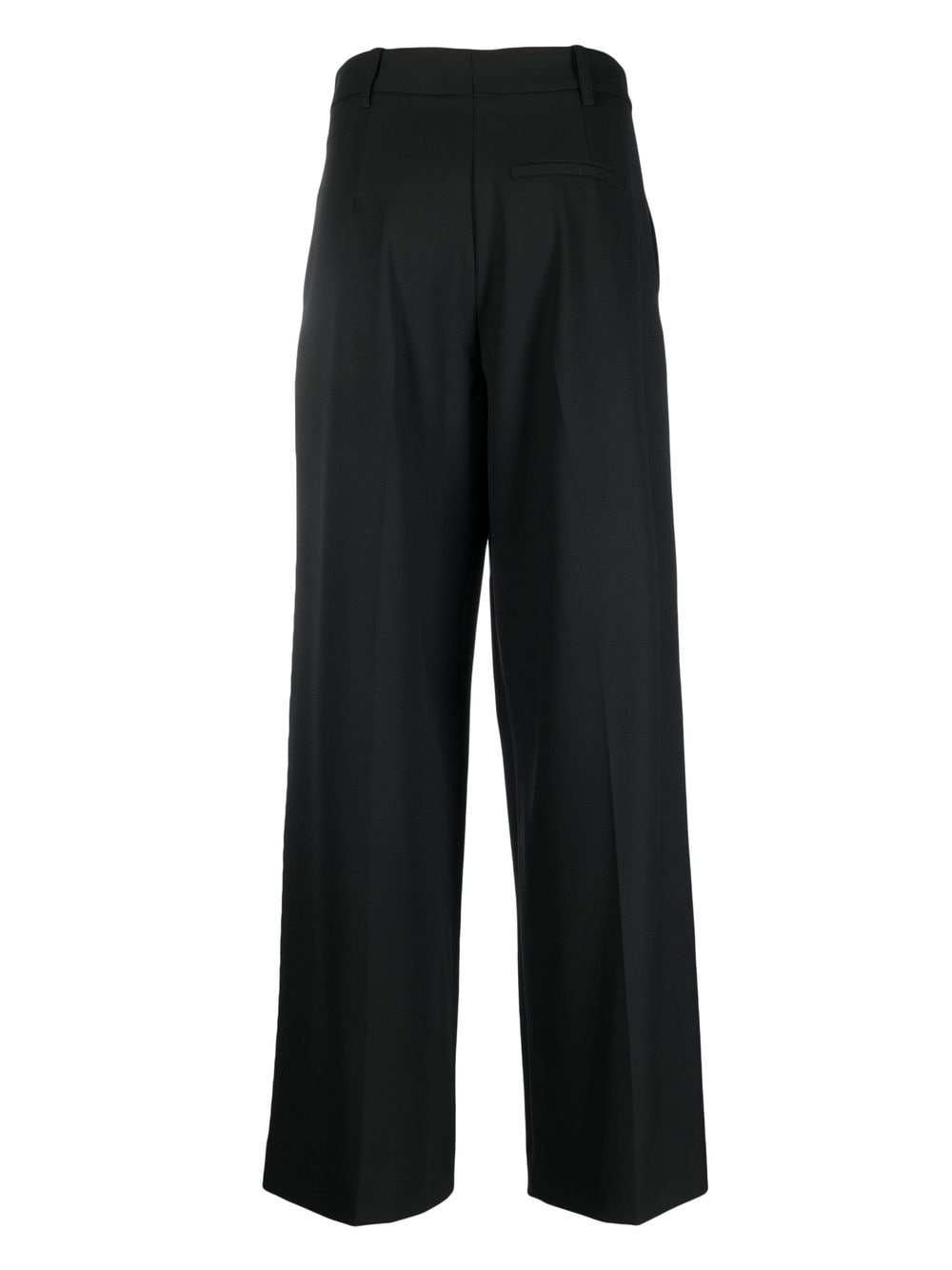 high-waist straight-leg trousers - 4