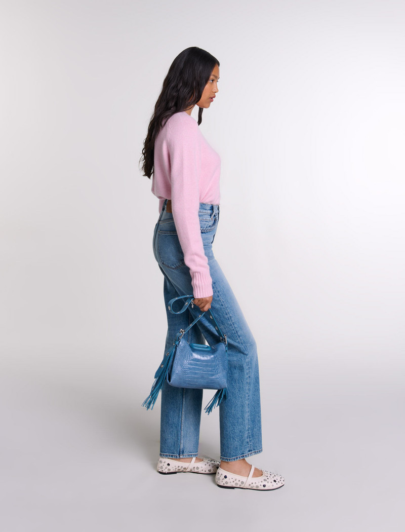 Straight-leg braided detail jeans 3