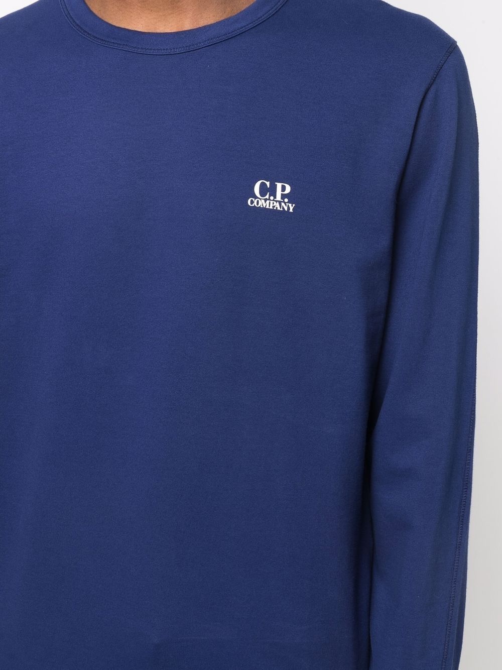 logo-print cotton sweatshirt - 5