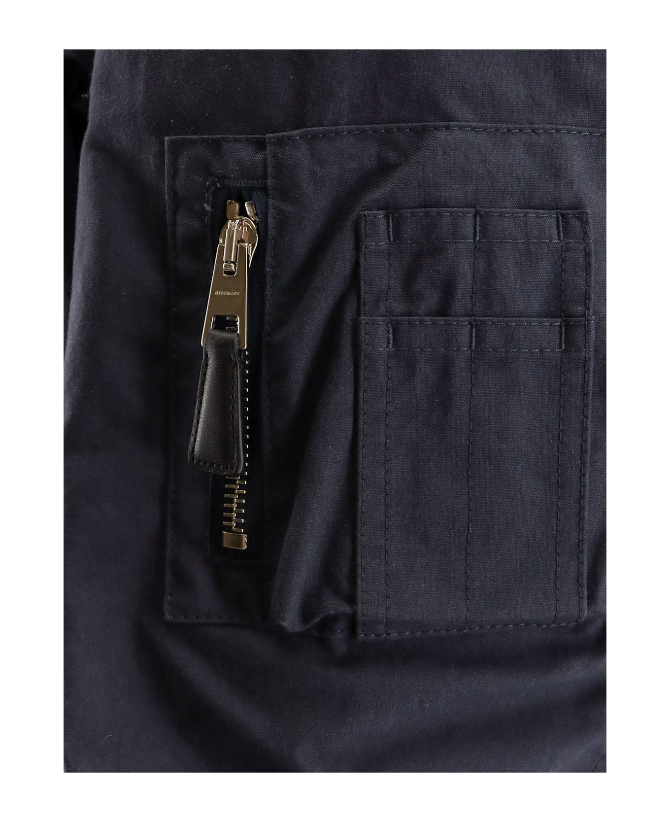 Cotton Blend Bomber Jacket - 3