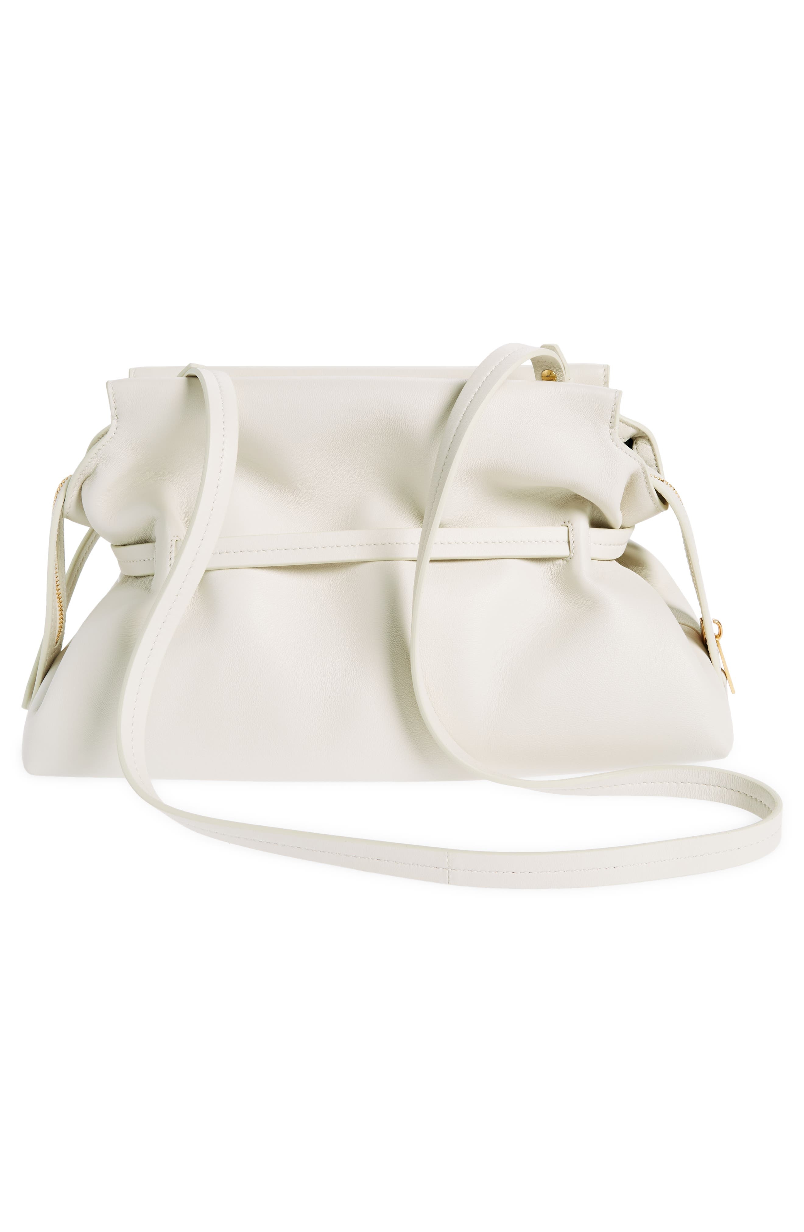 Zip Tie Leather Crossbody Bag - 5