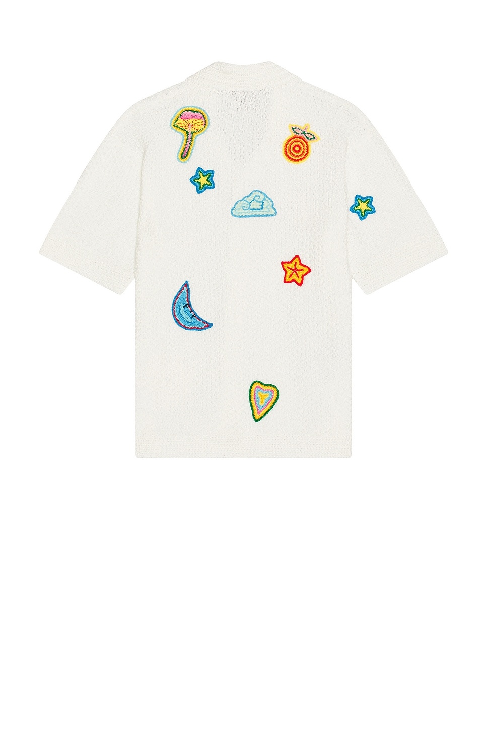 Crochet Shirt With Patches - 2