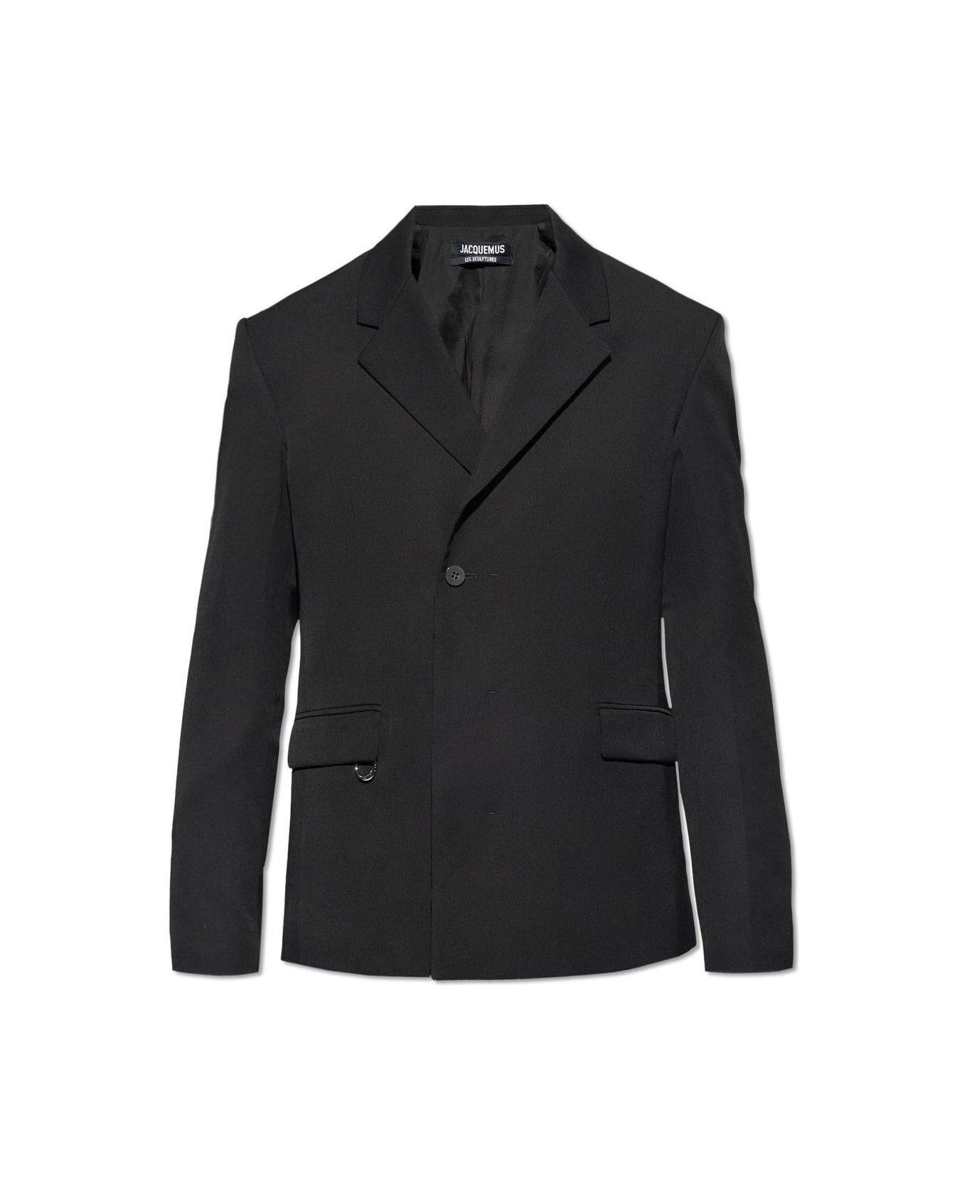 Single Breasted Sleeved Blazer - 1