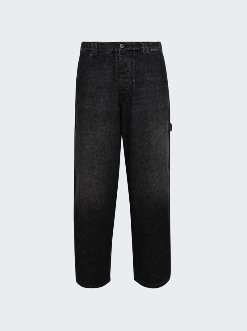 5 Pocket Pants Washed Black 1