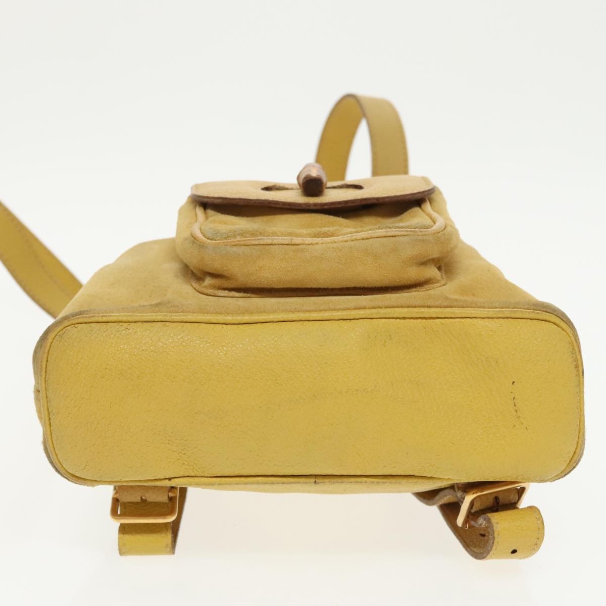 GUCCI Bamboo Backpack Suede Leather Yellow Gold 003 2058 003 2058 - 13