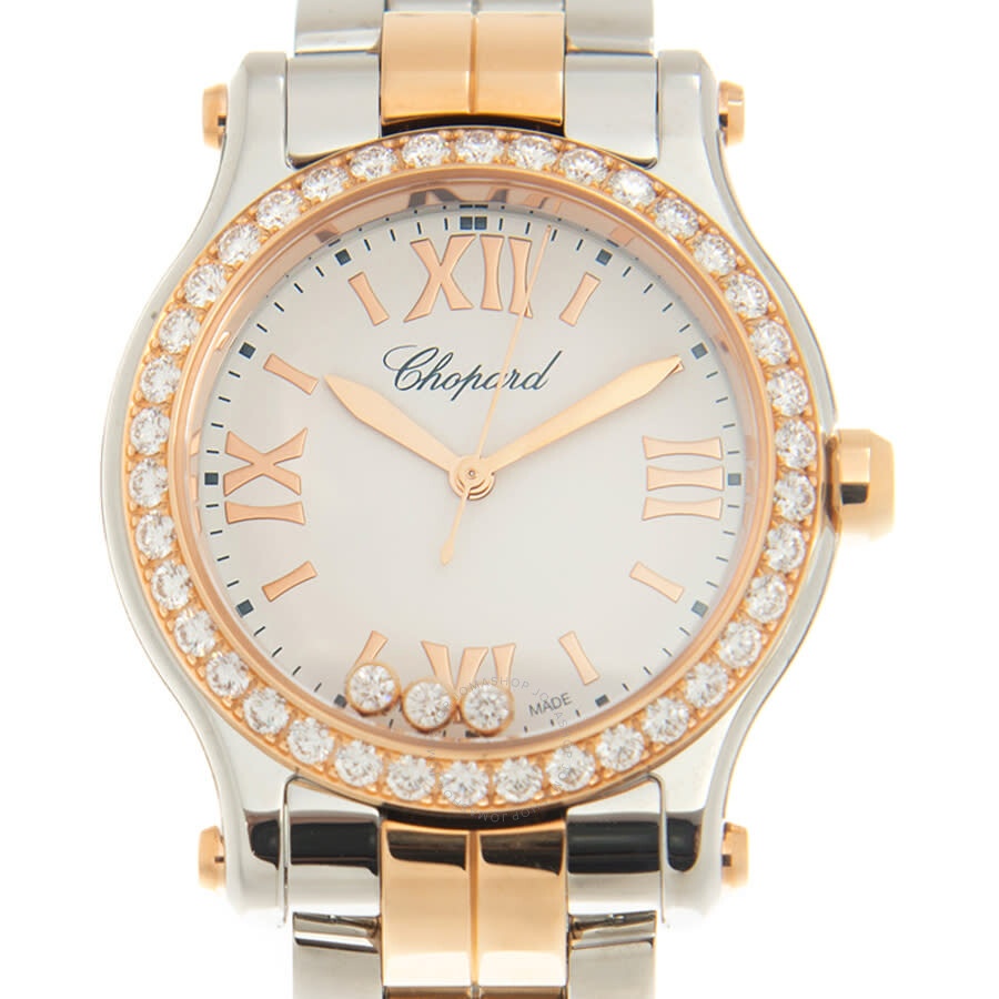 Chopard Happy Sport Quartz Diamond White Dial Ladies Watch 278590-6004 - 2
