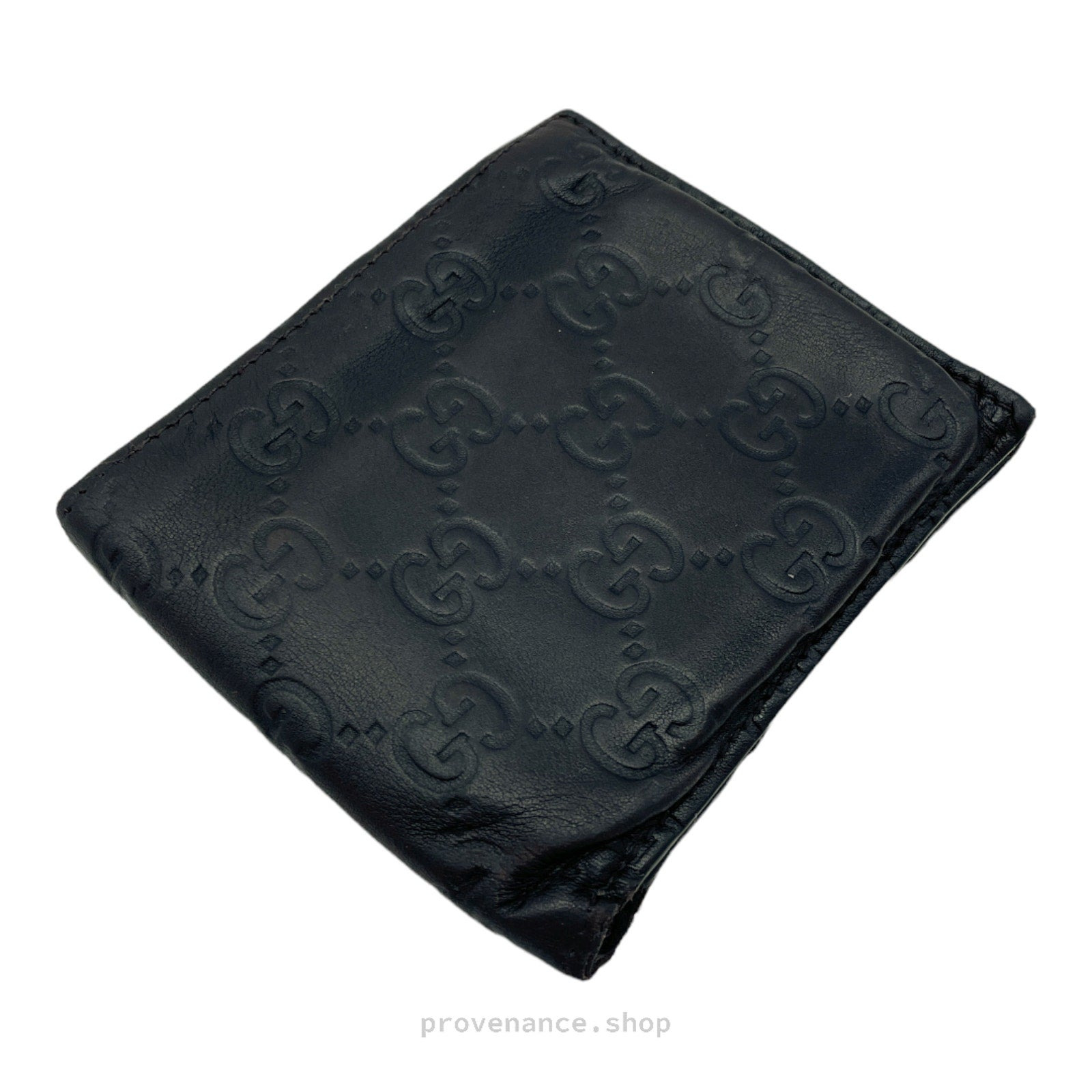 Gucci GG Bifold Wallet - Dark Chocolate Guccissima - 4