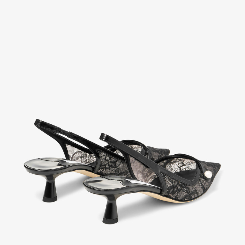 JIMMY CHOO Amita 45
Black Jimmy Choo Lace and Spazzolato Pumps outlook