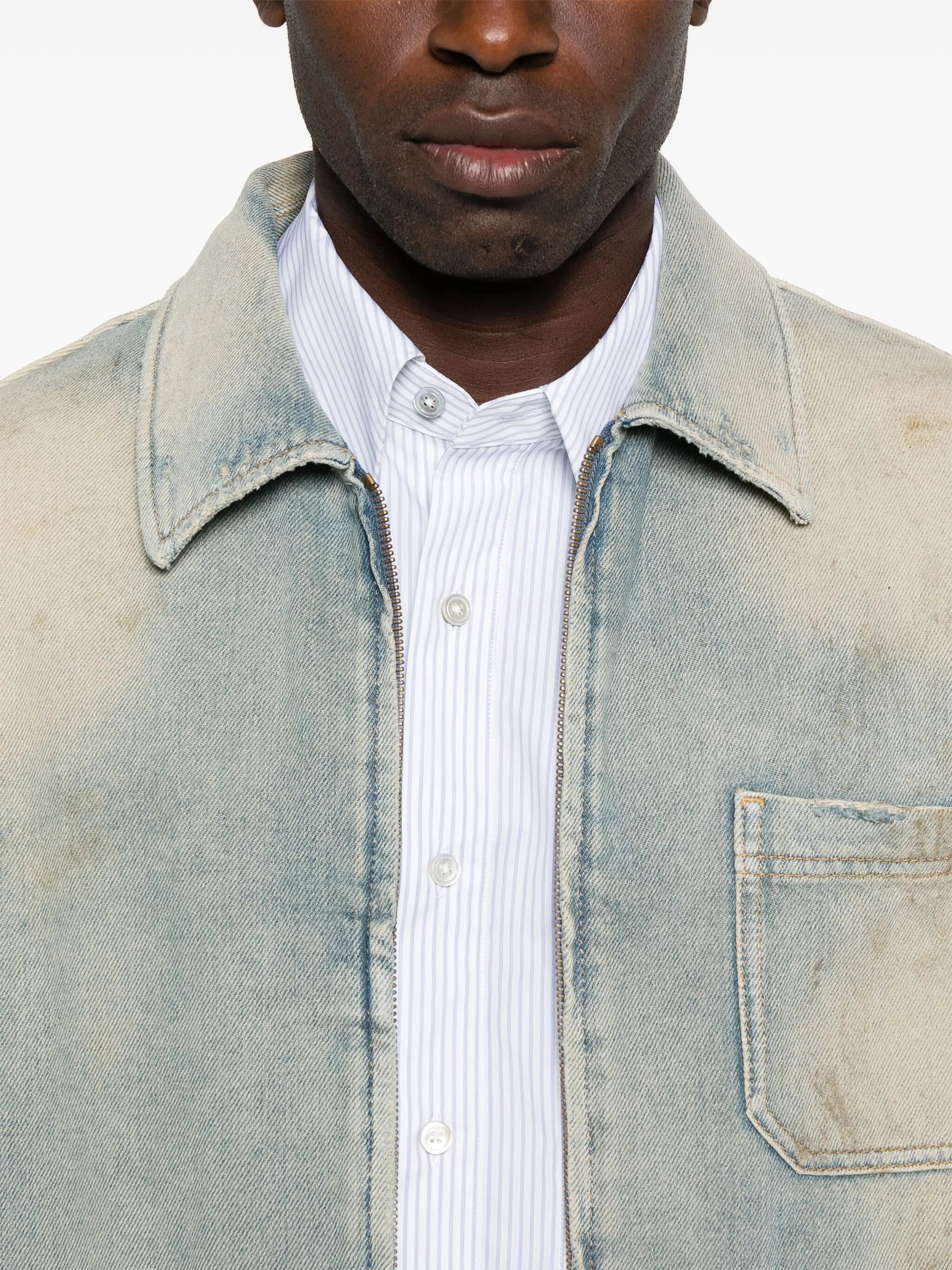 Golden Goose Zip-up Denim Jacket - 2