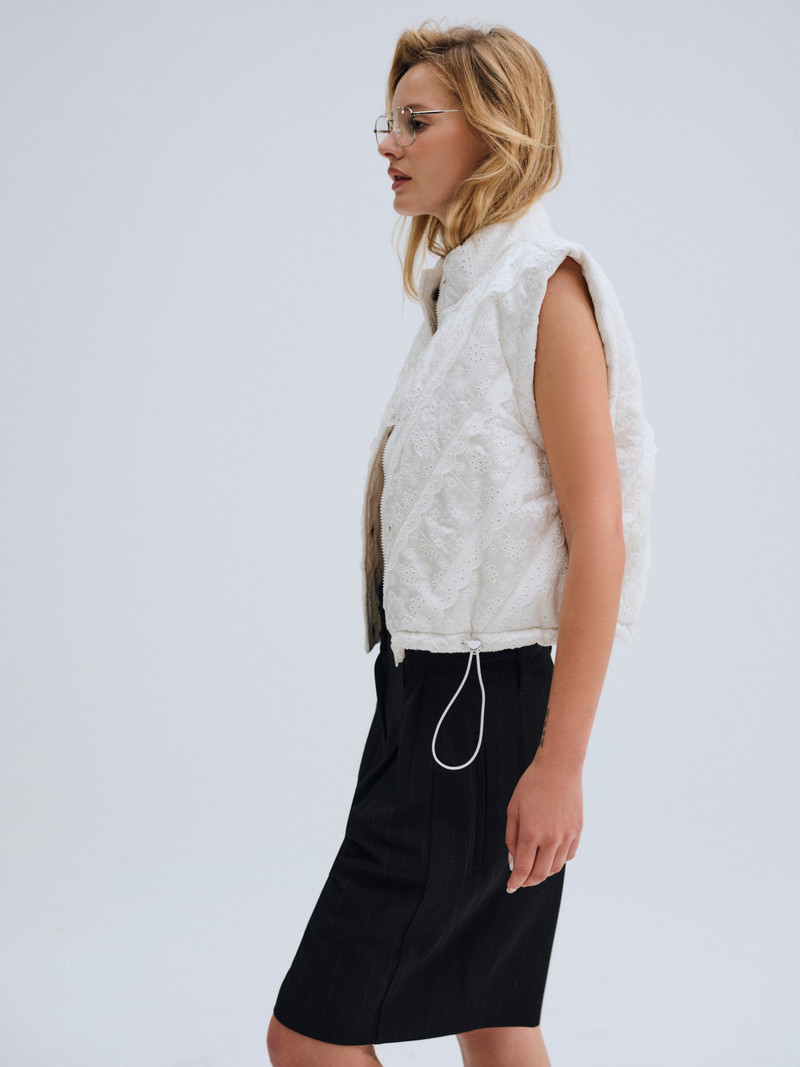 Sloane Eyelet Puffer Vest 7