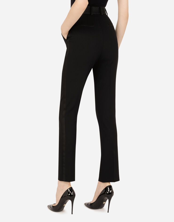 Woolen tuxedo pants - 5