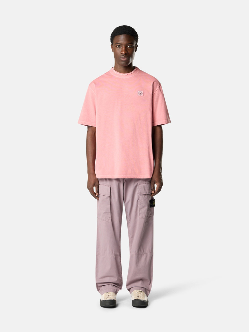 Stone Island 2100020 COMBED ORGANIC COTTON JERSEY 'OLD EFFECT' outlook