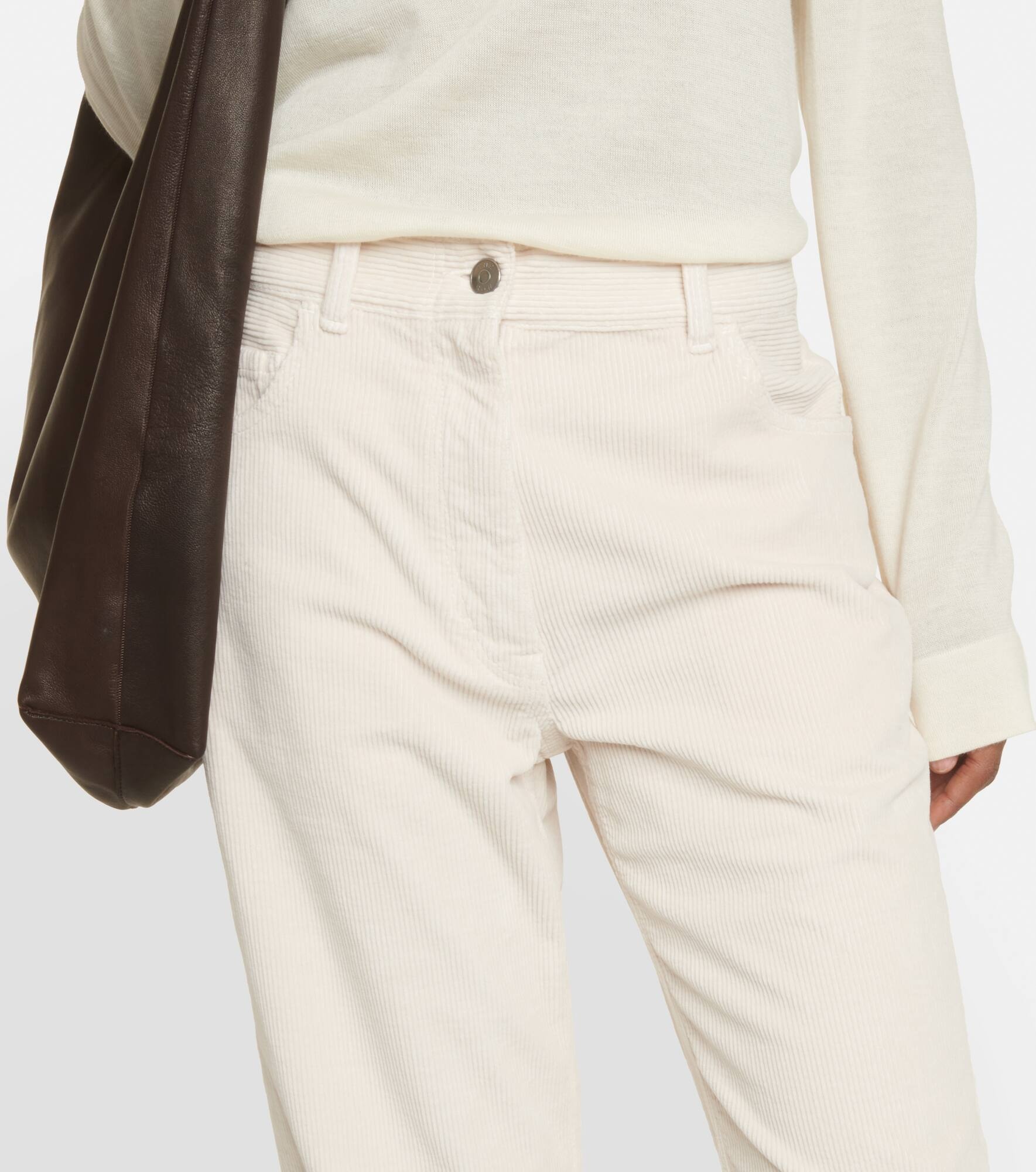 Dan cotton corduroy flared pants - 4