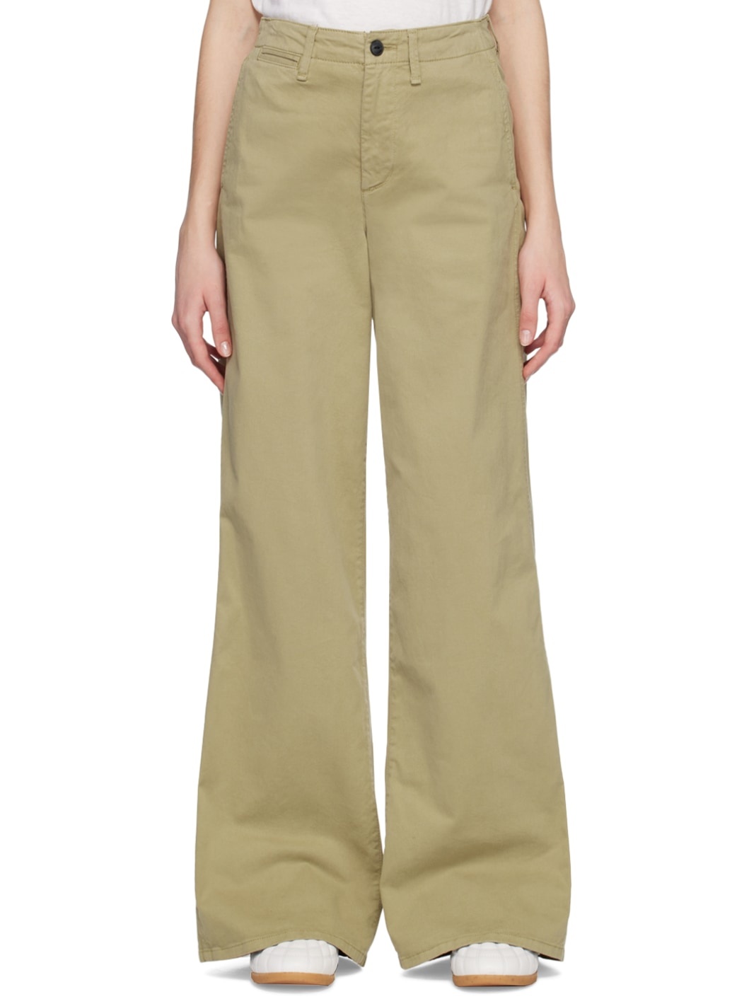Khaki Sofie Trousers - 1
