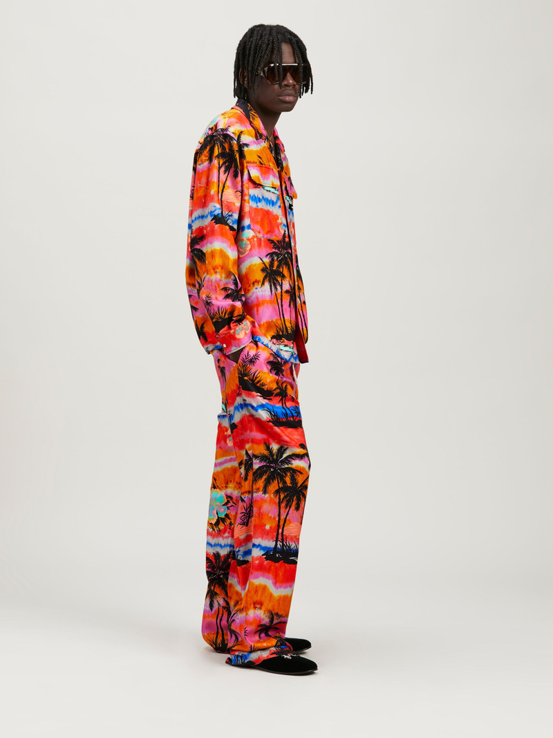 Palm Angels Psychedelic Palms Loose Pants outlook