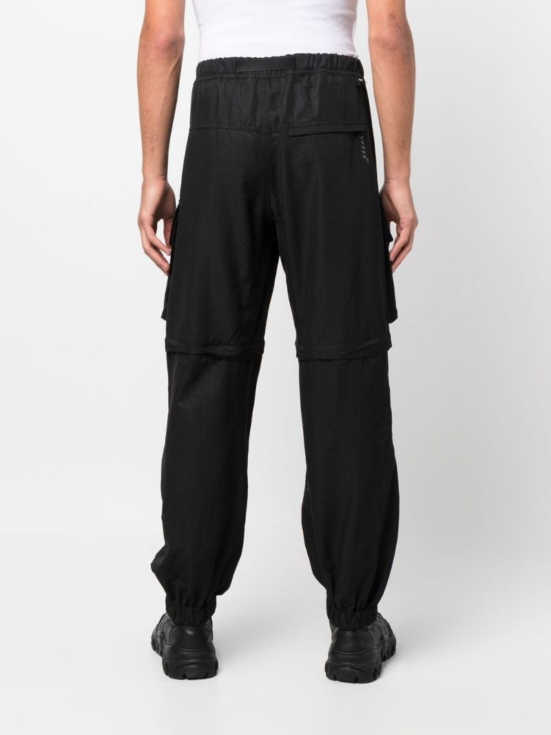 cargo-pocket cotton trousers 4