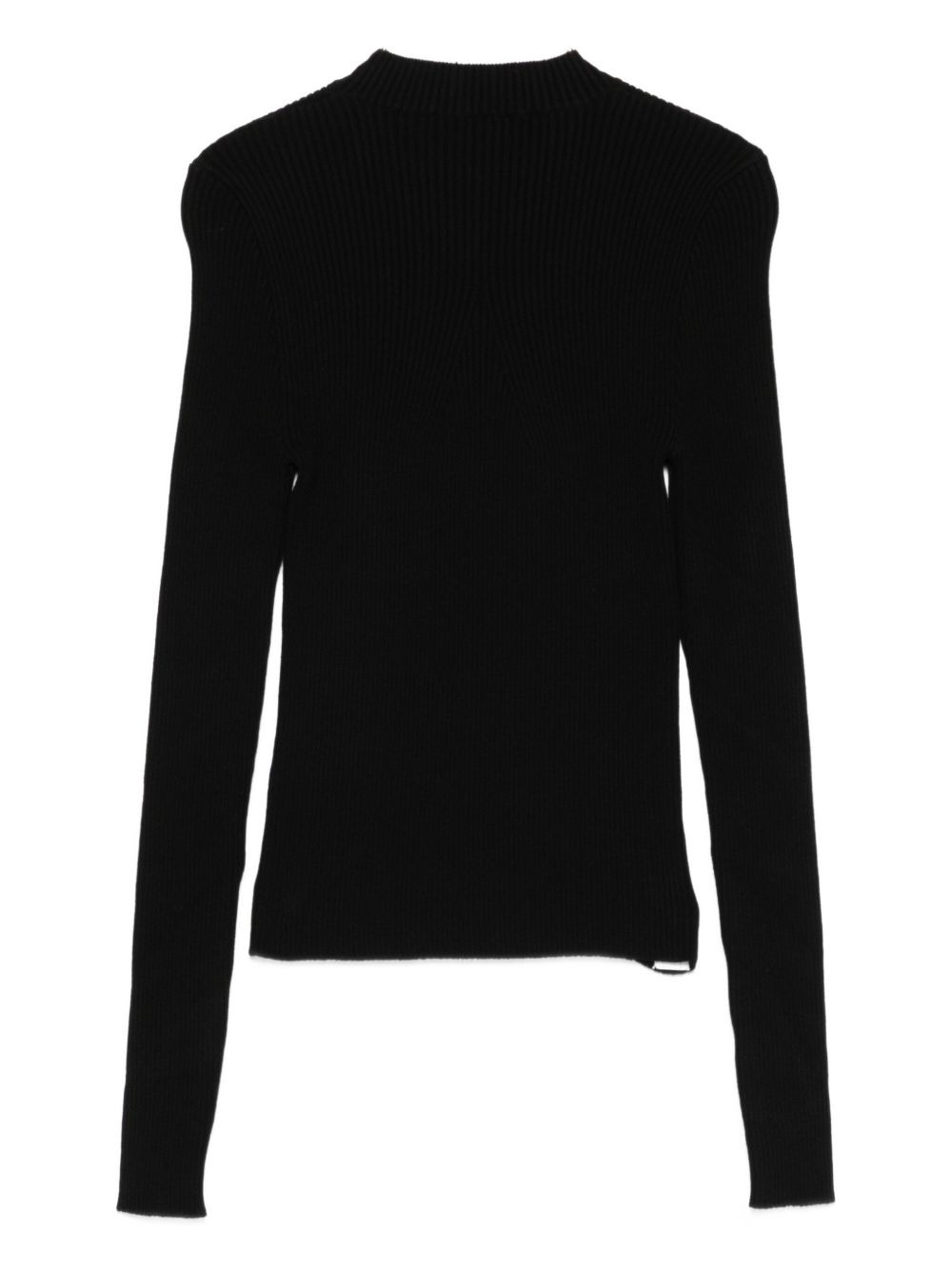 ribbed logo-detail sweater - 2